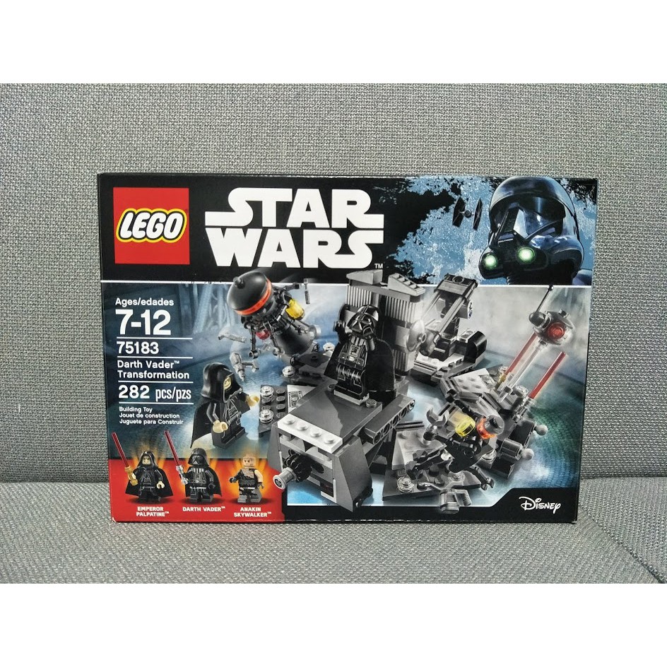 [bm] 美版 lego 樂高 75183  星際大戰  Star Wars 黑武士 安納金 西斯大帝 西斯 絕地武士