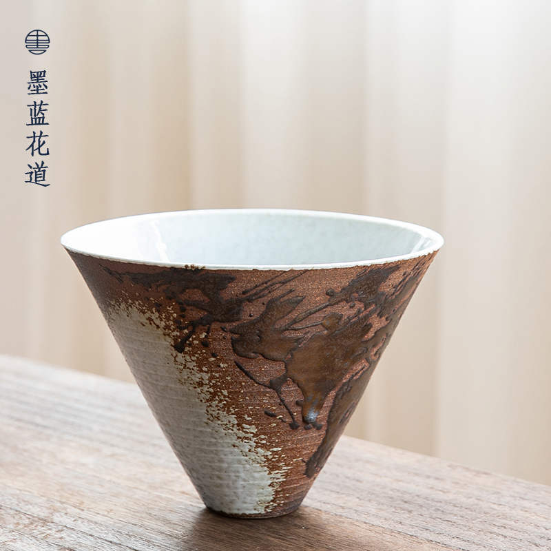 插花花器 日本進口信樂燒池坊花器陶瓷禪意日式花道插花器皿桌面生花立花 蝦皮購物