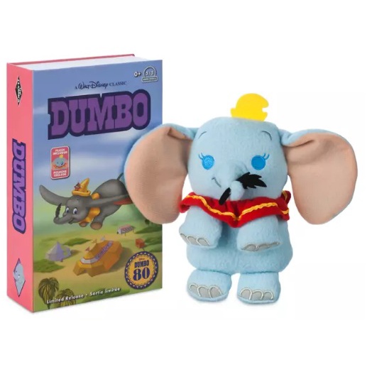 現貨 美國迪士尼 小飛象80週年 Dumbo 錄音帶盒 娃娃 VHS  玩偶