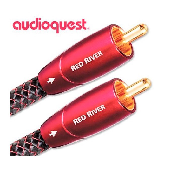 AudioQuest 美國 Red River 紅河 RCA-RCA 類比訊號線 鍍金接頭