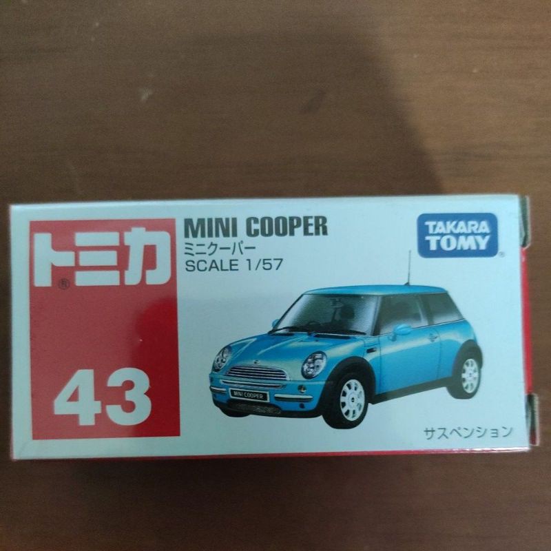 Tomica 43 Mini cooper 絕版 有拆封