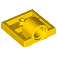 LEGO 樂高 科技 10247 黃色 2x2 薄板 下方附雙圓孔 6061025