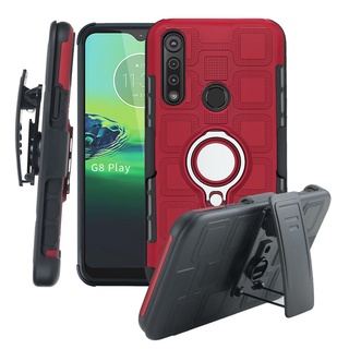 愛殼多多 摩托羅拉ONE VISION G8 PLUS手機殼G8 E6 play車載G7三合一 保護殼