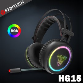 實體店面 現貨 公司貨 FANTECH HG15 7.1環繞立體聲RGB光圈耳罩式電競耳機 視聽影訊