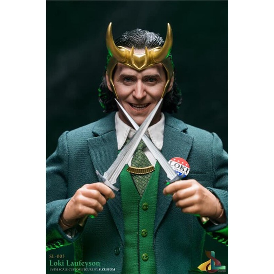 SLCUSTOM SL-003 漫威 影集 洛基 總統洛基 LOKI 1/6 非 HOT TOYS TMS066