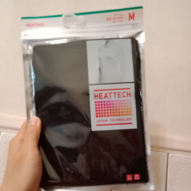 Uniqlo heattech 發熱衣 超極暖 圓領 黑色 M