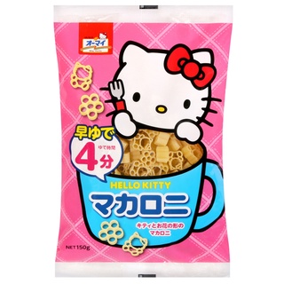 現貨 NIPPN 日本製粉 Hello Kitty造型通心麵4分(150g) KT義大利麵 通心粉 義大利麵