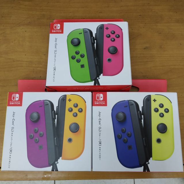 全新台灣公司貨 Joy-con 紫橘 藍黃 粉綠 薩爾達傳說 禦天之劍 任天堂 switch ns joycon