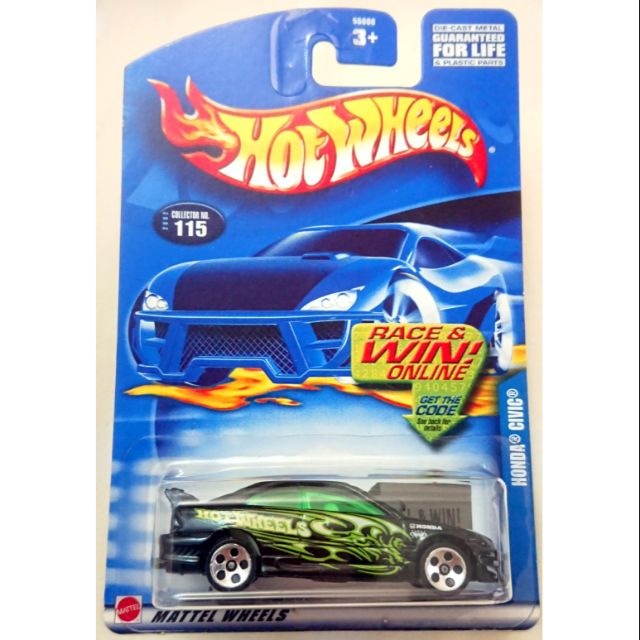 hot wheels honda civic ek9