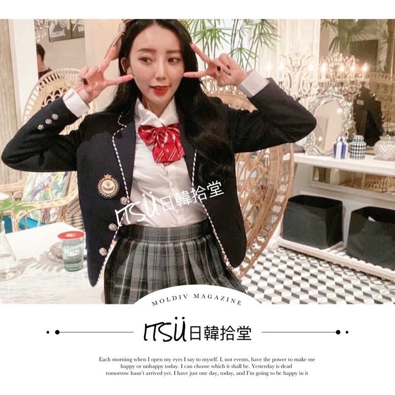 🇰🇷當日現貨👩🏻‍🦰台灣賣家韓國首爾梨花學院高中學院制服套裝/校服/高中制服/韓國制服/學生制服/表演/情侶裝/韓劇