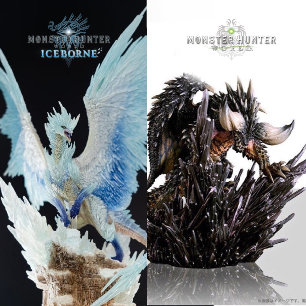 現貨魔物獵人世界冰原典藏版冰咒龍冰呪龍滅盡龍模型mhw Monster Hunter Iceborne 蝦皮購物