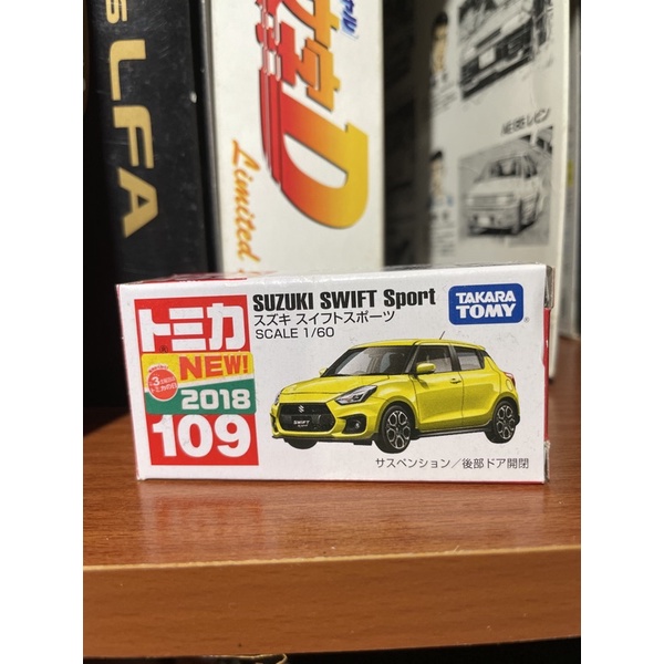 tomica 多美小汽車 No.109 SUZUKI SWIFT SPORT 新車貼