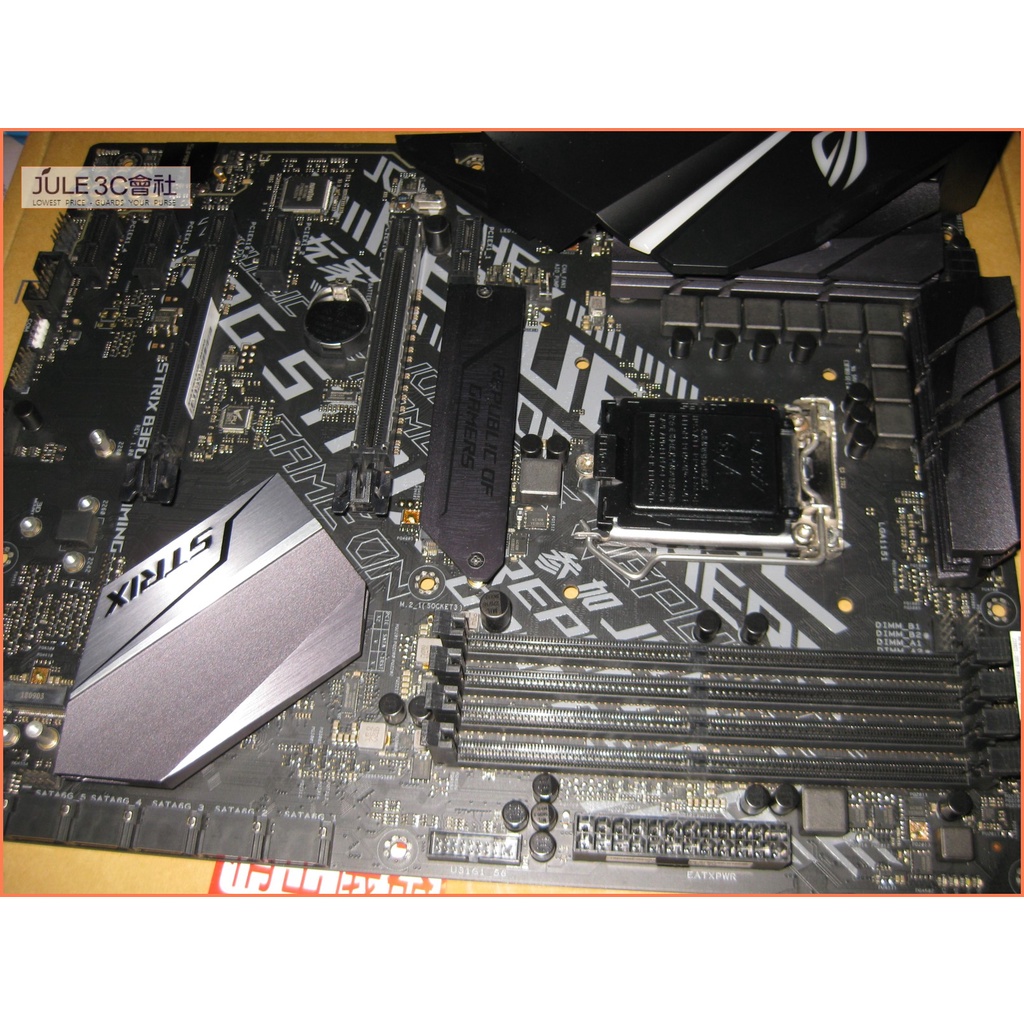 JULE 3C會社-華碩 ROG STRIX B360-F GAMING B360/DDR4/八九代/電競雙M2 主機板