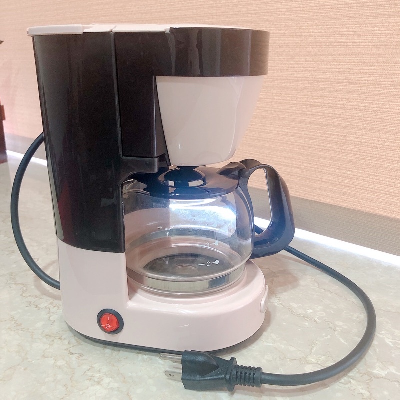 （9.8成新）Toffy 復古四杯美式咖啡機 馬卡龍粉 K-CM1