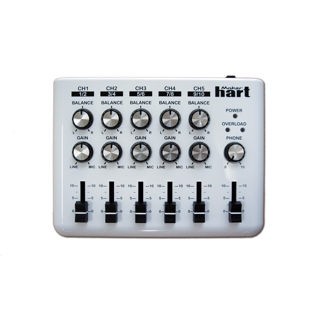Maker hart Loop Mixer audio mixer - 立體聲5輸入／2輸出音訊混音器