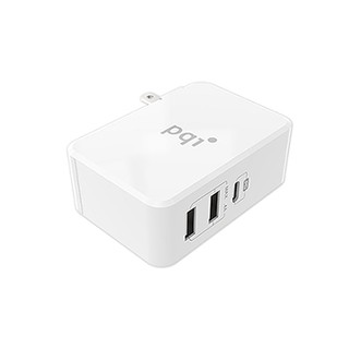 PQI Smart i-Charger PD 41W 智慧 快速 三孔 充電器 Switch Macbook Pro