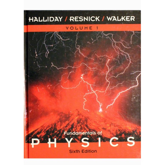 #二手參考書#大學用書#普通物理學#第六版#fundamental#physics#原文書#Halliday#大學物理