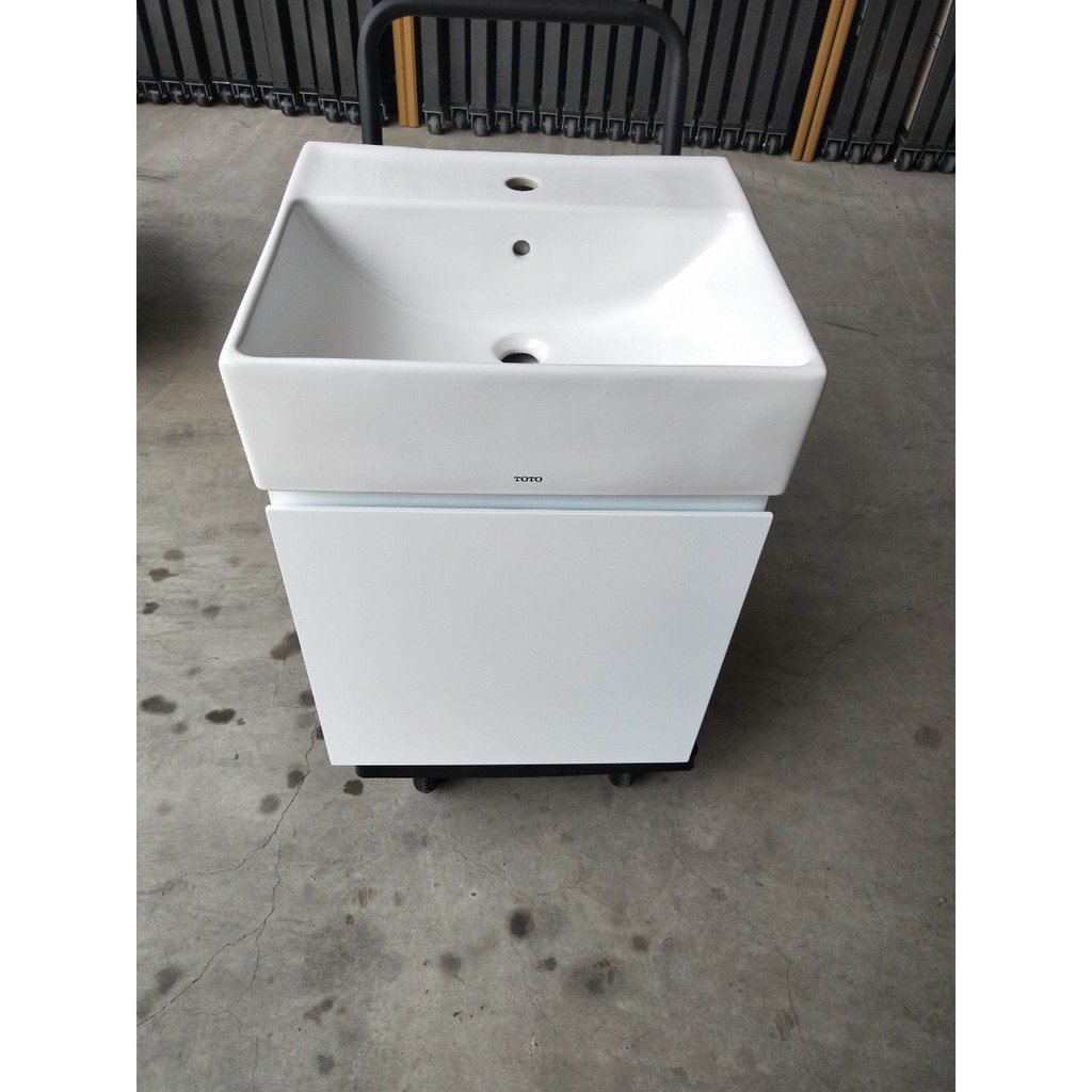 修易衛浴 Toto L710 Cgur 檯面上臉盆 單開門防水浴櫃l710h100 防水發泡版鋼琴烤漆 蝦皮購物