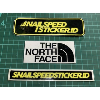 北面 The North face TNF 切割貼紙戶外揹包 9x4 釐米
