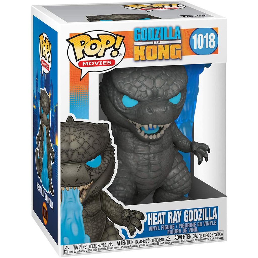 【幫長拍賣】美版-FUNKO POP No.1018／哥吉拉大戰金剛／原子吐習哥吉拉／Godzilla／非夜光版