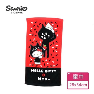 【Sanrio三麗鷗】Hello Kitty x NYA童巾 100%棉 28x54cm