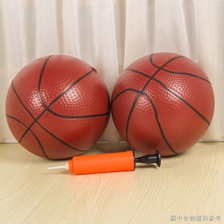 現貨【兩個球+打氣筒】兒童玩具籃球小皮球鍛鍊身體拍拍球彈力球籃球
