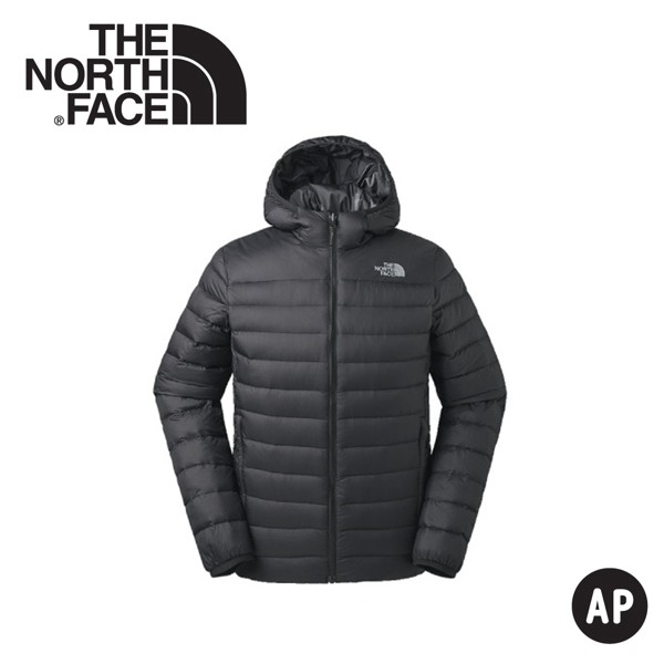 【The North Face 男 雙面兜帽羽絨外套《黑》】3KTE-JK3/保暖外套/連帽外套/戶外登山/悠遊山水