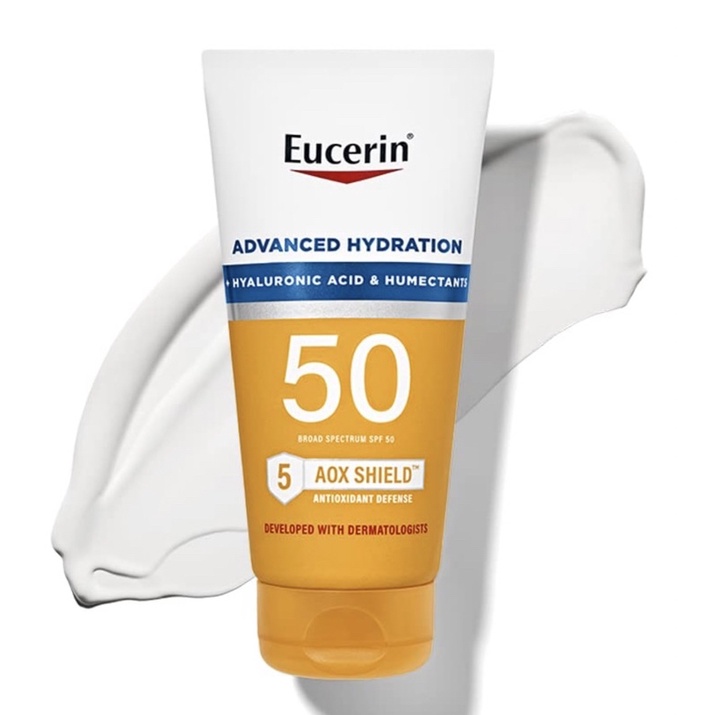 🔆美國正品快速出貨🔆Dr Grace推薦Eucerin SPF 50 防曬乳液 150ml Aveeno SPF60