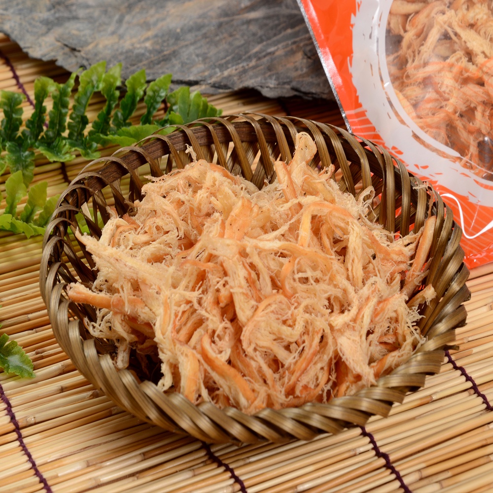 華得水產 碳烤魷魚絲 110g｜海味乾貨/零食/魷魚乾/下午茶點心/伴手禮/過年