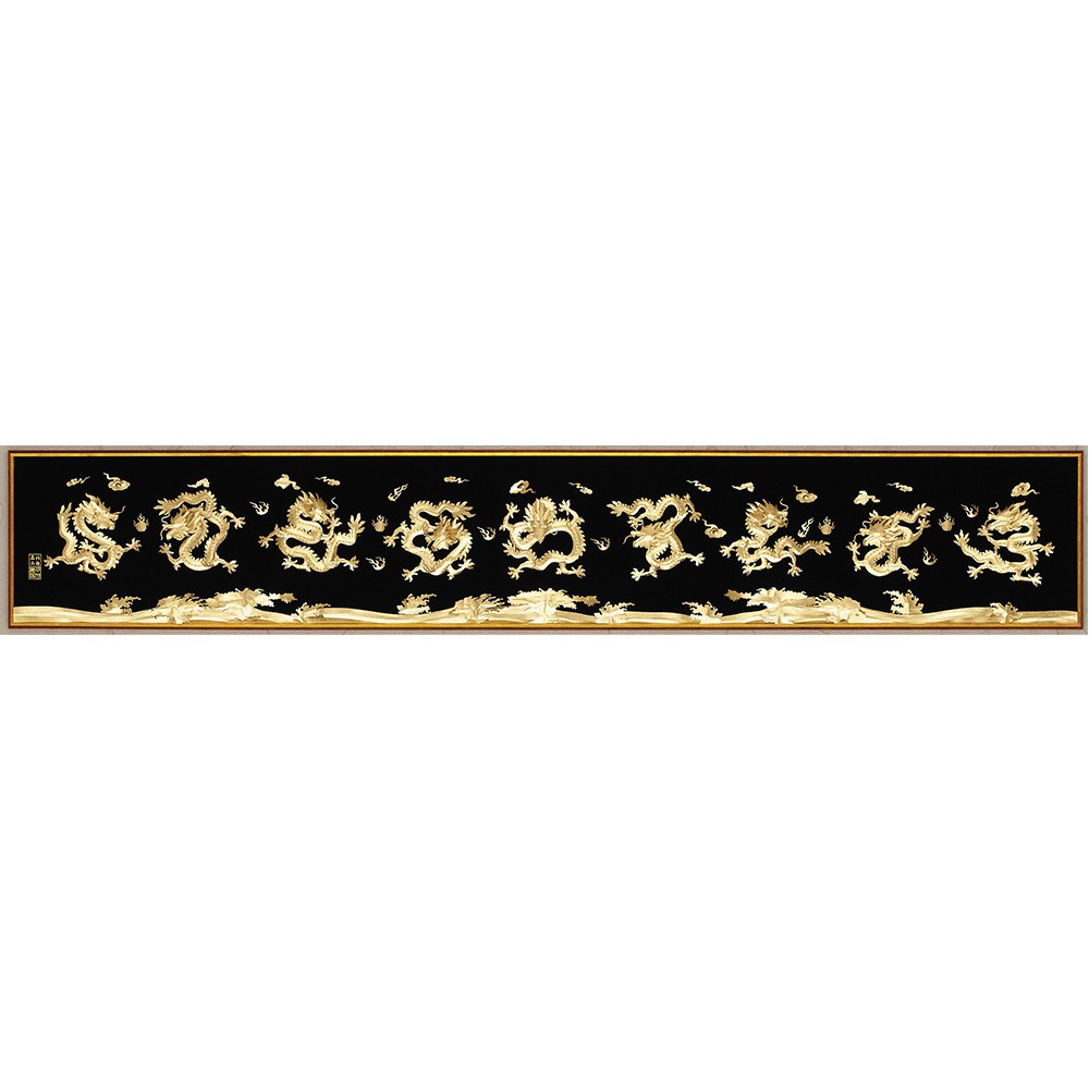 九龍圖純金金箔畫精緻系列150x 48 Cm 開運陶源雅鑑鑫品禮物送禮on Sale 大降價促銷中 蝦皮購物