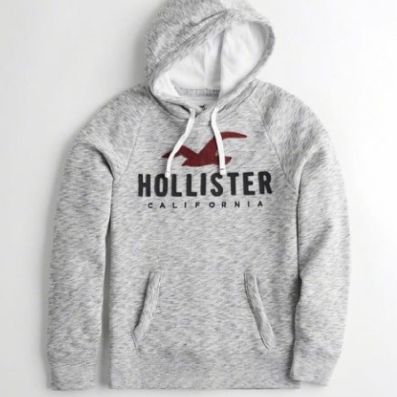 Hollister 帽T 外套 灰白內刷毛 保證正貨 闆娘美國自行帶回 男M男L女XL HCO 12/30回台1/2出貨