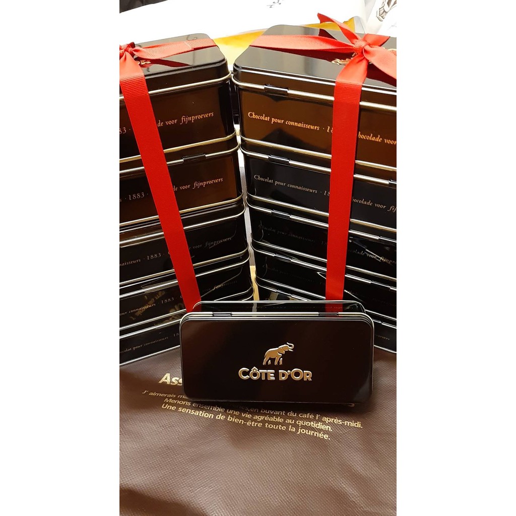 比利時Cote D'or克特多金象黑巧克力250g 鐵盒裝~+預購