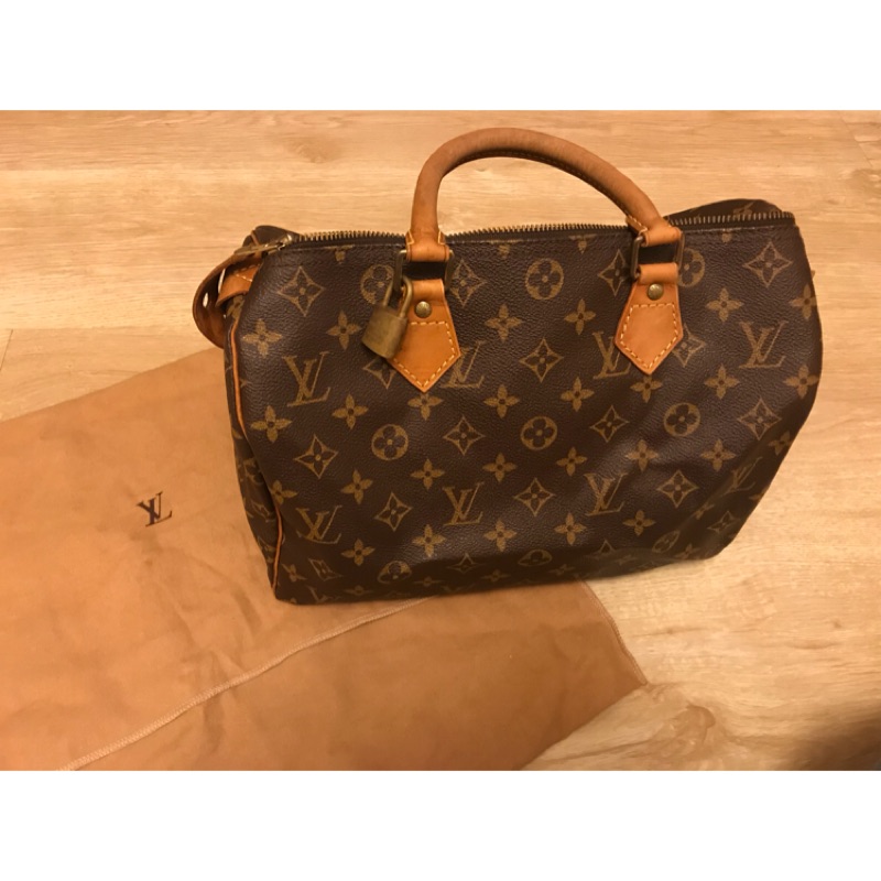 *現貨*二手 Louis Vuitton LV Speedy 30 Monogram 約六成新 已送洗