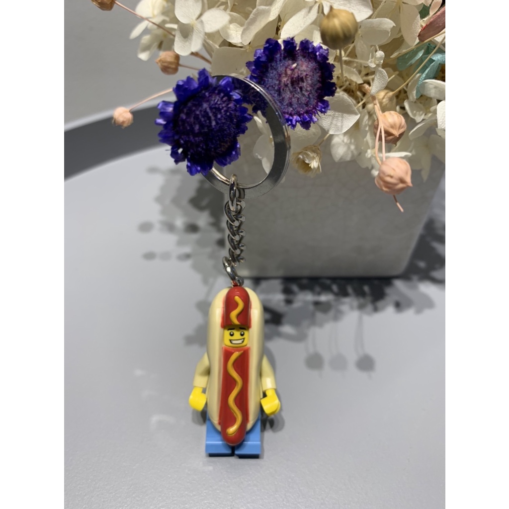 【二手現貨】LEGO 853571 Hot Dog Guy Key Chain 熱狗人 鑰匙圈
