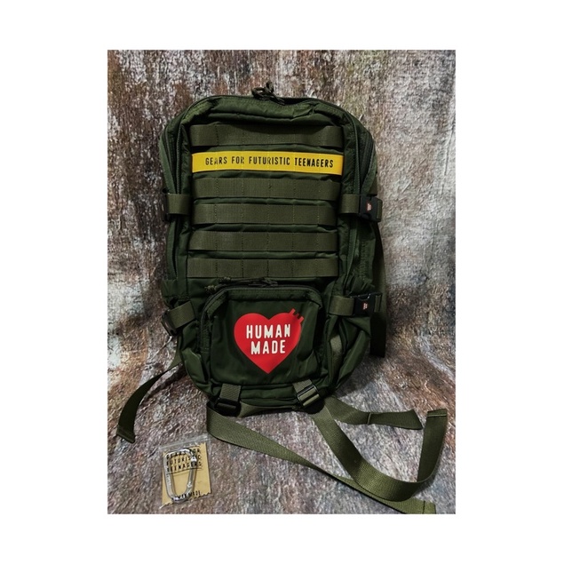 Human made Military Backpack 軍用後背包 軍事造型 Nigo