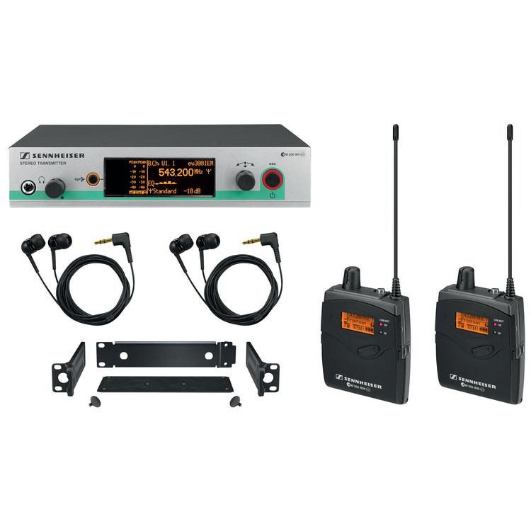 Sennheiser EW 300-2 IEM G3 Wireless Monitor  森海塞爾耳機監聽1對2 深海