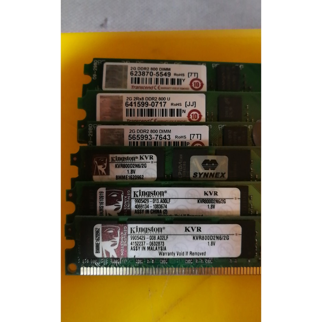 含稅 窄版 金士頓 創見 DDR2 800 667 2G 原廠終身保固 DDR2 2GB 桌上型記憶體