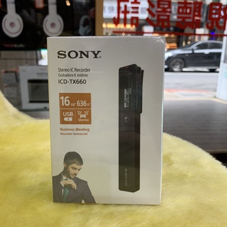 台灣總代理公司貨/貿易商平行輸入 附保卡 SONY 錄音筆 ICD-TX660 操作簡單 絕佳收音 輕薄 繁中介面