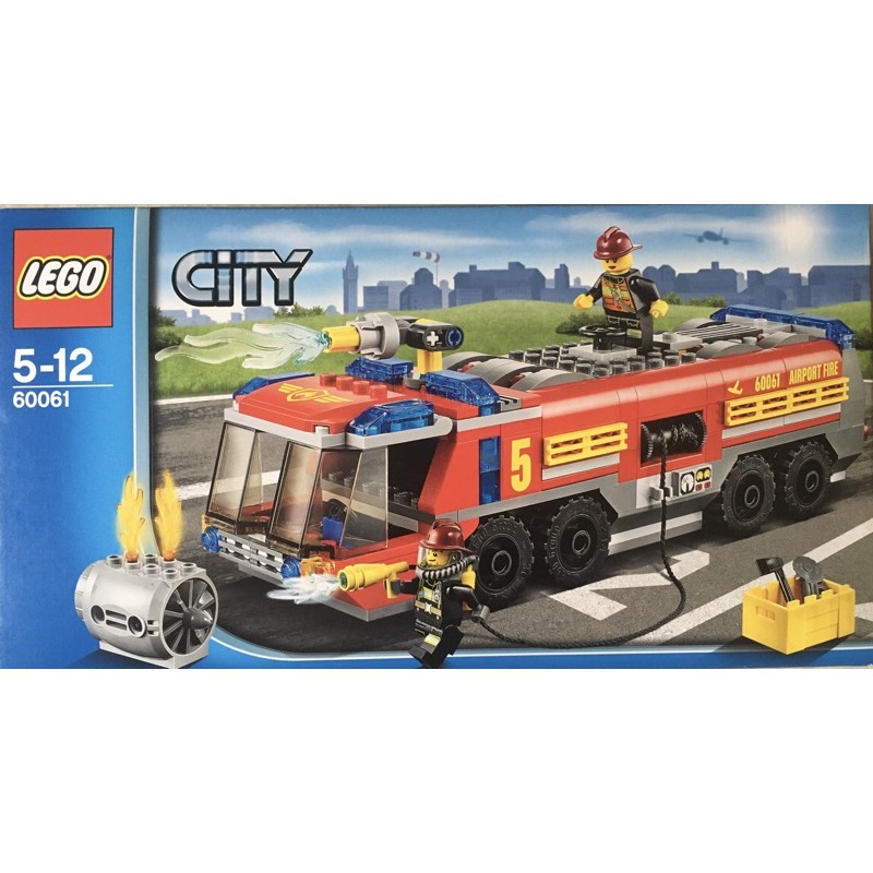 全新樂高LEGO 60061 機場消防車City城市系列