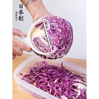 日本進口多功能包菜刨絲器蔬菜甘藍切絲器不銹鋼切菜器土豆削皮器