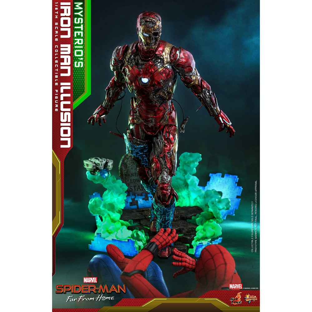 【撒旦玩具 SatanToys】預購 Hot Toys 漫威電影【蜘蛛人：離家日】 鋼鐵人幻象 可動人偶 Ironman