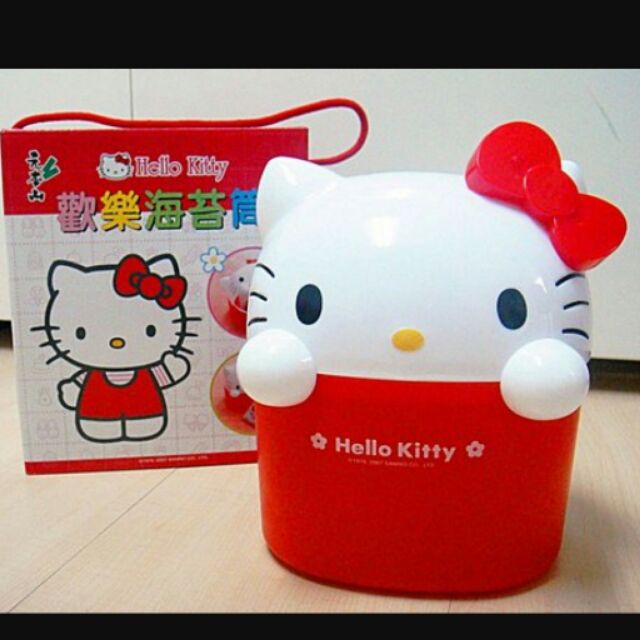 Hello  Kitty 歡樂海苔桶((經典紅