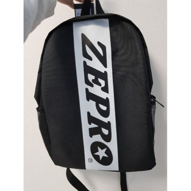 (1個全新含標)Zepro黑色後背包