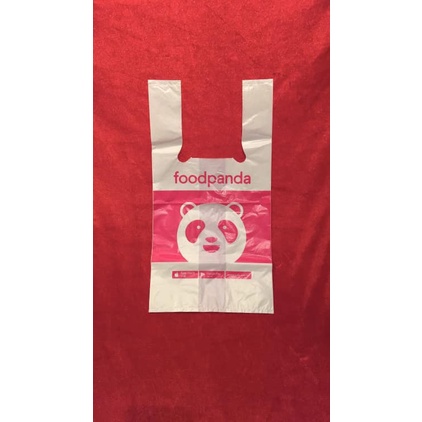 【阿波的窩 Apo's house】台灣限定 官方正版 foodpanda 熊貓頭LOGO印花 環保塑膠袋 單個