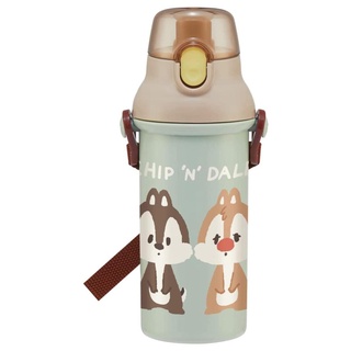 【震撼精品百貨】Chip N Dale_奇奇蒂蒂松鼠~日本迪士尼DISNEY AG抗菌塑膠彈蓋直飲水壺(480ML)