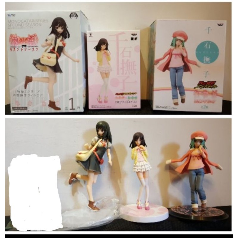 日版已拆附盒3款合售 Taito 景品dxf 物語系列偽物語化物語千石撫子咒蛇花澤香菜 蝦皮購物