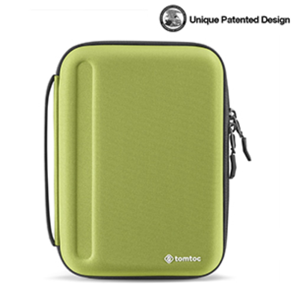 Tomtoc 多功能平板硬殼收納包，酪梨綠 適用於11吋iPad Pro &amp; 10.9吋 iPad Air