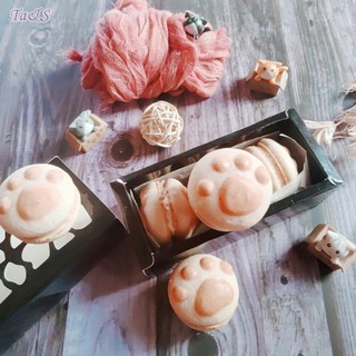 【Ta&S】法式貓掌馬卡龍 Macaron ３入禮盒 貓爪馬卡龍 造型馬卡龍 手工馬卡龍 粉貓掌馬卡龍 粉貓爪馬卡龍