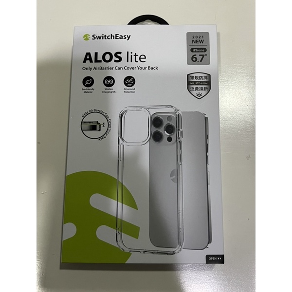 SwitchEasy ALOS Lite 透明 保護殼 iPhone 13 Pro Max 6.7吋