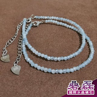 《碞磊國際》海水藍寶 堅定自信 幸運寶石 小咪數 鑽切閃閃 銅鍍K 隨機出貨【編號】ABBU0007